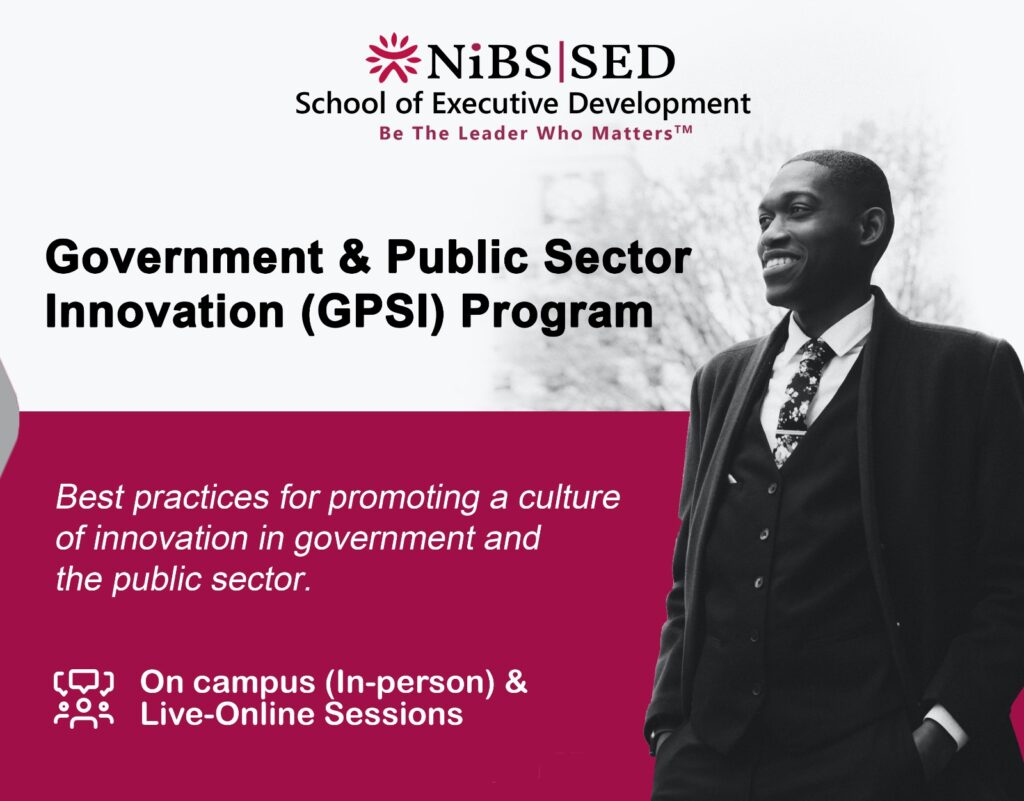 NiBS Government & Sector Innovation (GPSI) Program