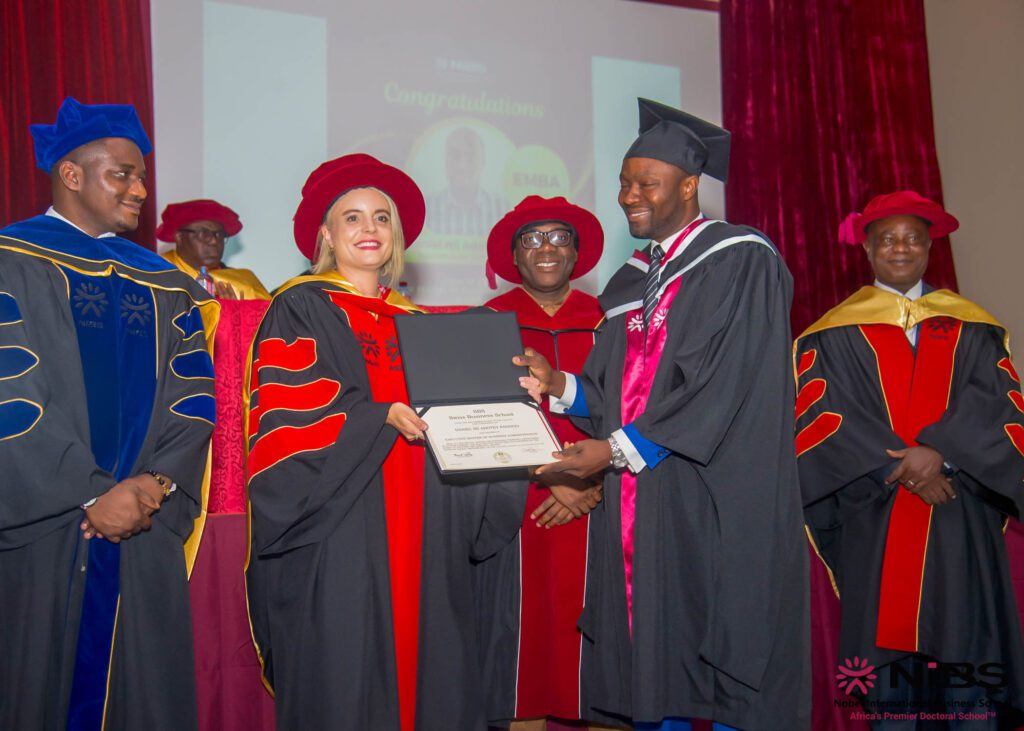 %nibs % Nibs EMBA graduation
