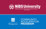 NiBS University partnership with Academy of Management