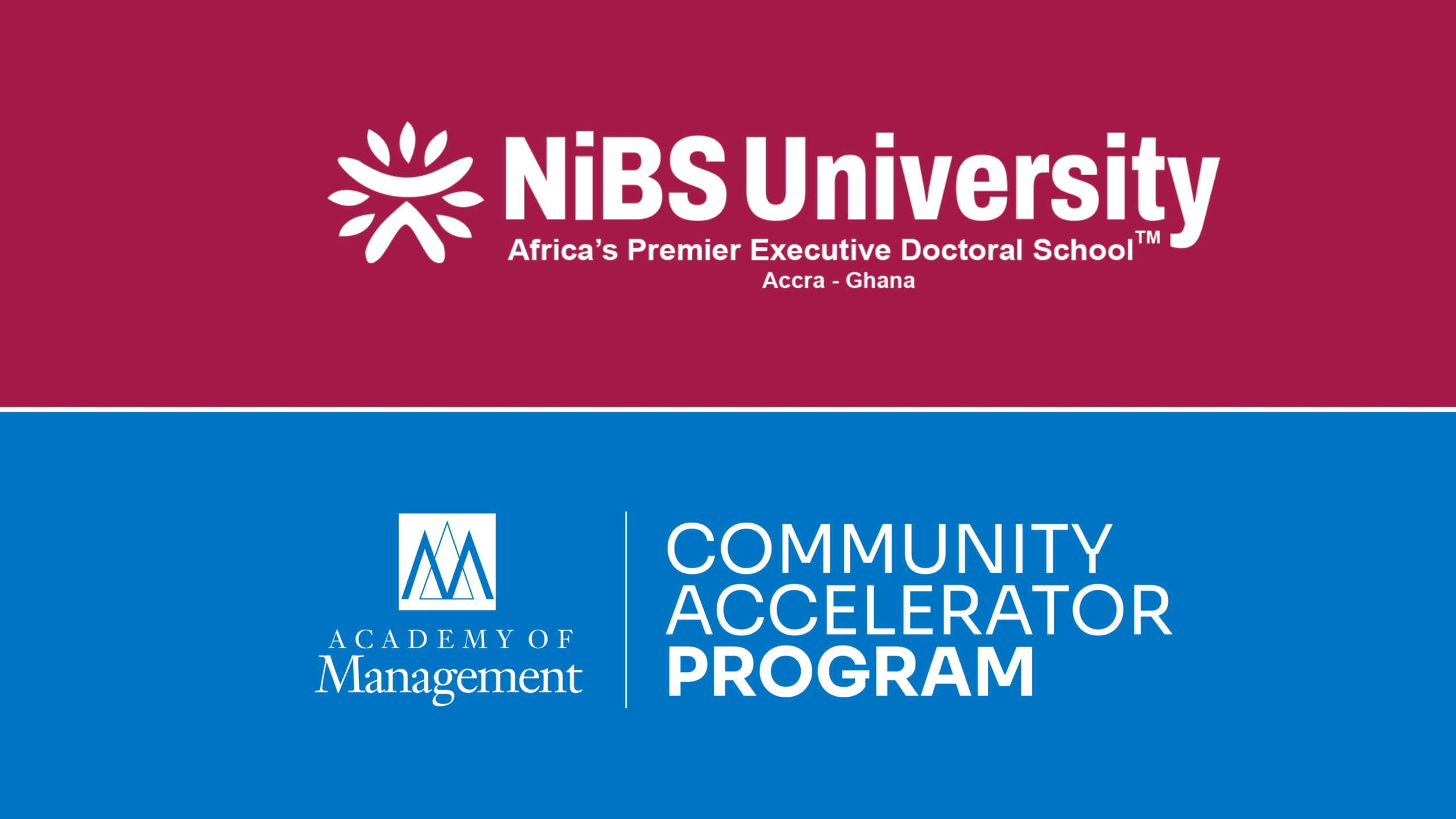 NiBS University partnership with Academy of Management